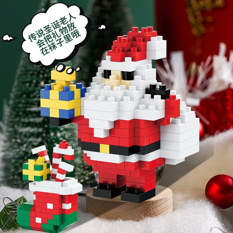 Wow Custom Toy Decoration Christmas Gift Christmas Building Blocks Series Micro Particles Children'S Educational - Image 4